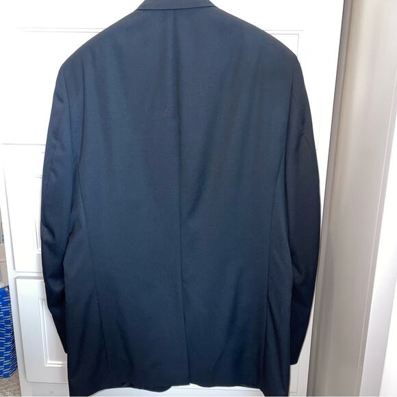 HART SCHAFFNER MARX GOLD Black  Sport Coat Blazer Jacket 42L - Picture 2 of 9